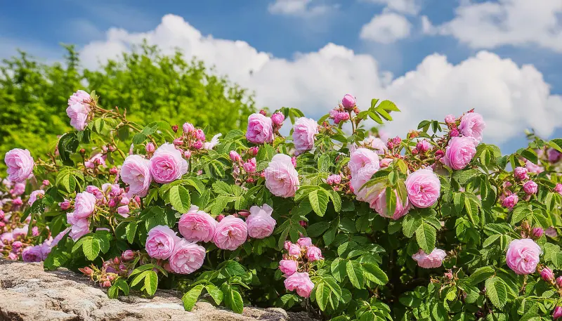 گل رز محمدی
